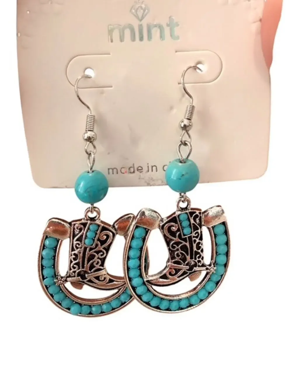 Cowgirl Luck Dangle Earrings